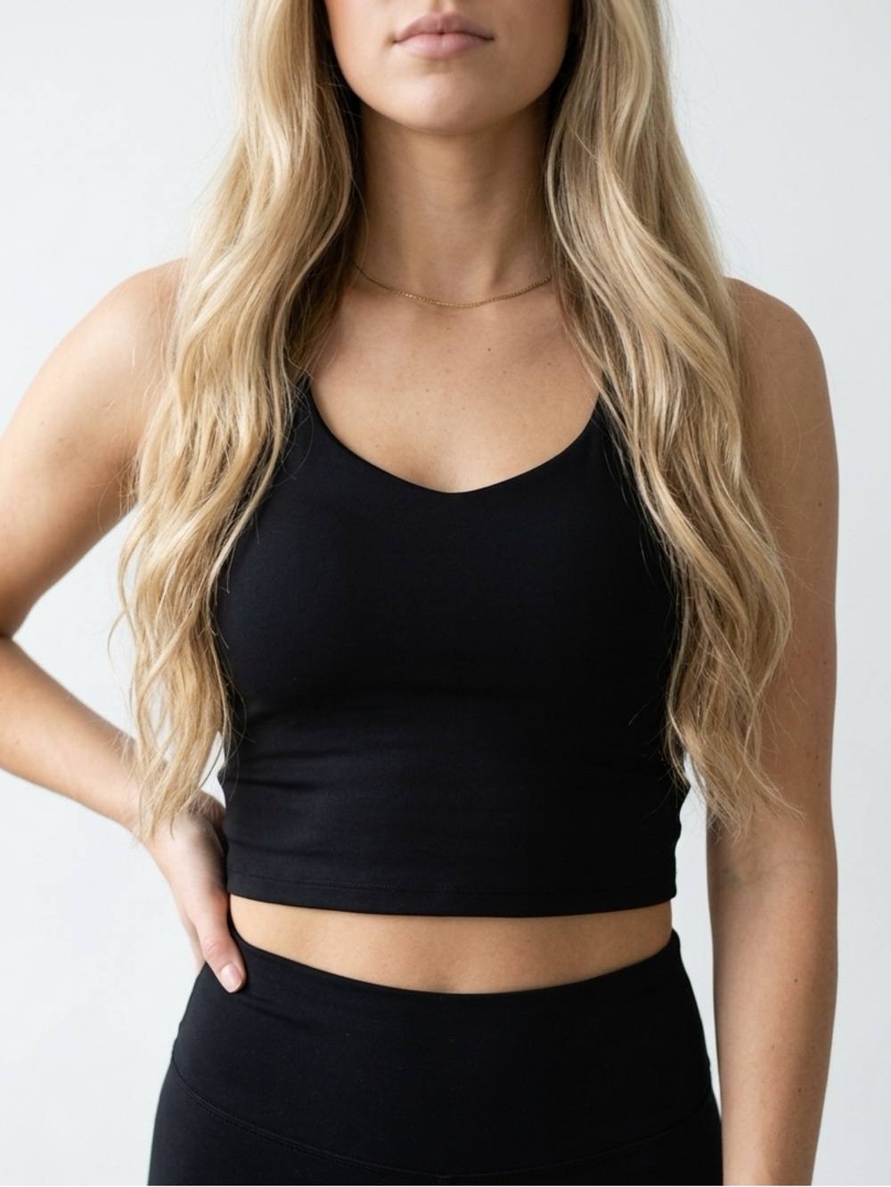 Fabletics Anywhere Shine Built-In Bra Tank Top